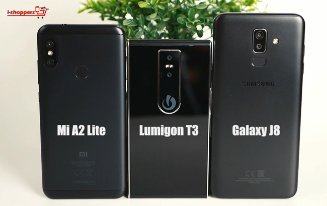 сравнение Lumigon T3 с другими смартфонами
