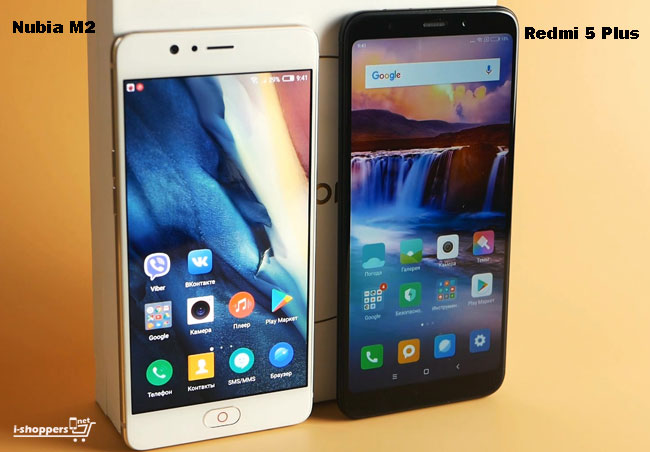 ZTE Nubia M2 сравнение Xiaomi Redmi 5 Plus