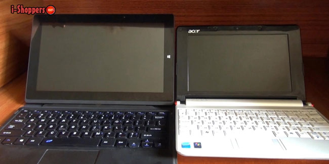 teclast x16 pro рядом с нетбуком Acer